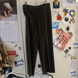 women’s brownish dark green dress pants Size 6 tall